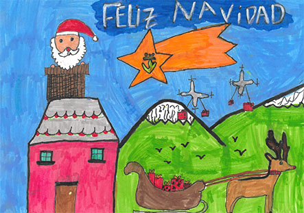 ​​​​Ganadores del concurso de tarjetas navideñas del Colegio de Agrónomos