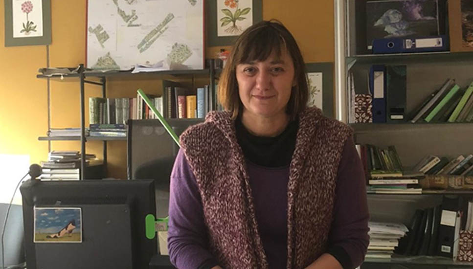 Aida Salas, ingeniera agrónoma en el ejercicio de la profesión 