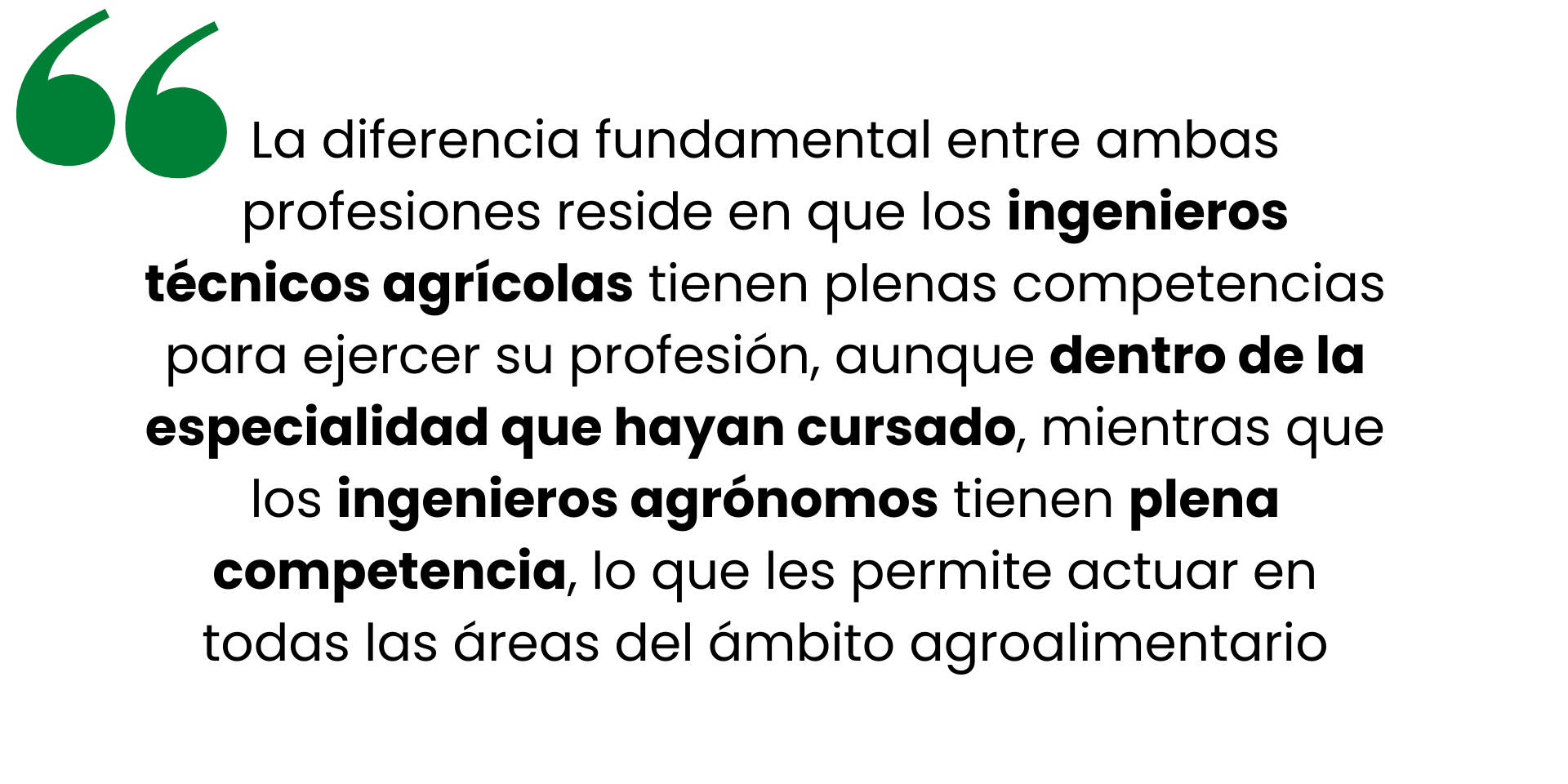 Diferencias entre ingenieros agrónomos e ingenieros técnicos agrícolas