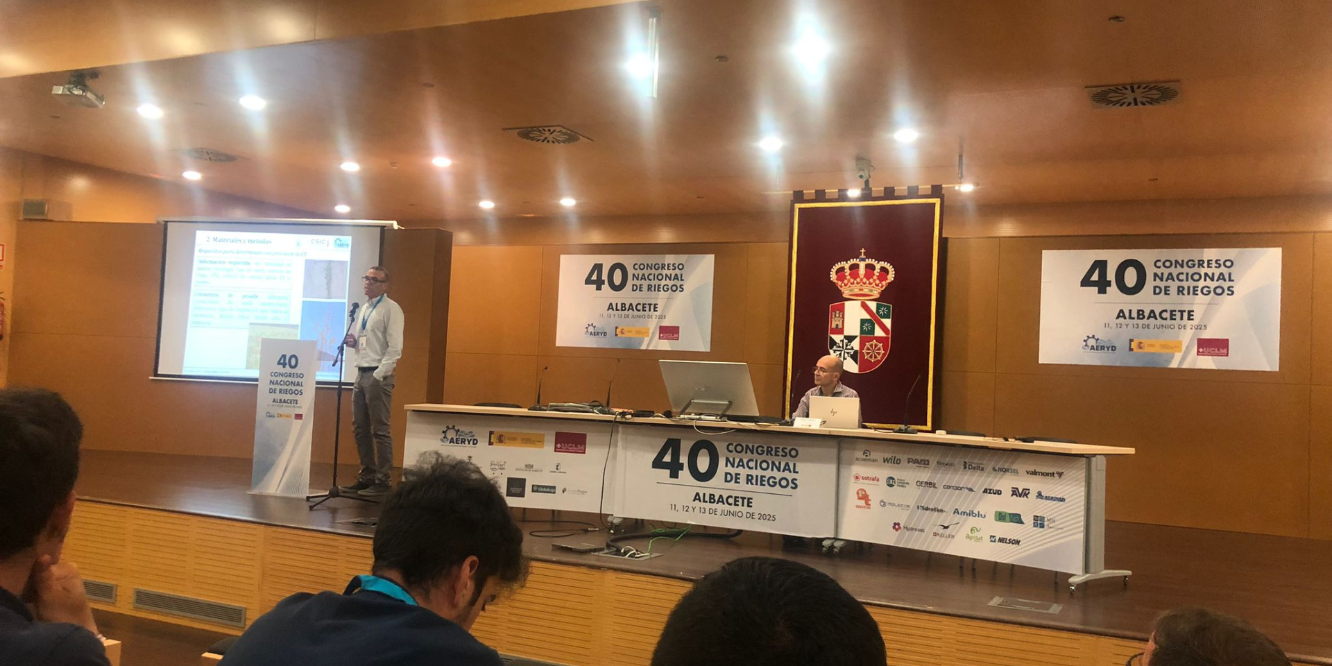 El Colegio de Agrónomos asiste al 40º Congreso Nacional de Riegos celebrado en Albacete