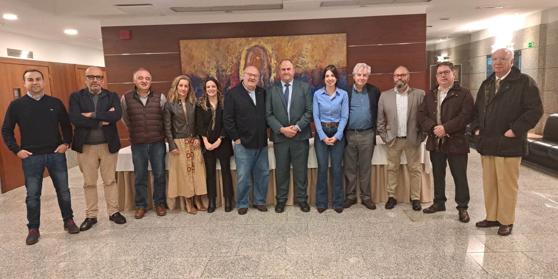 Los colegios de Centro y Canarias y Albacete se reúnen con Julián Martínez, consejero de Agricultura de Castilla - La Mancha