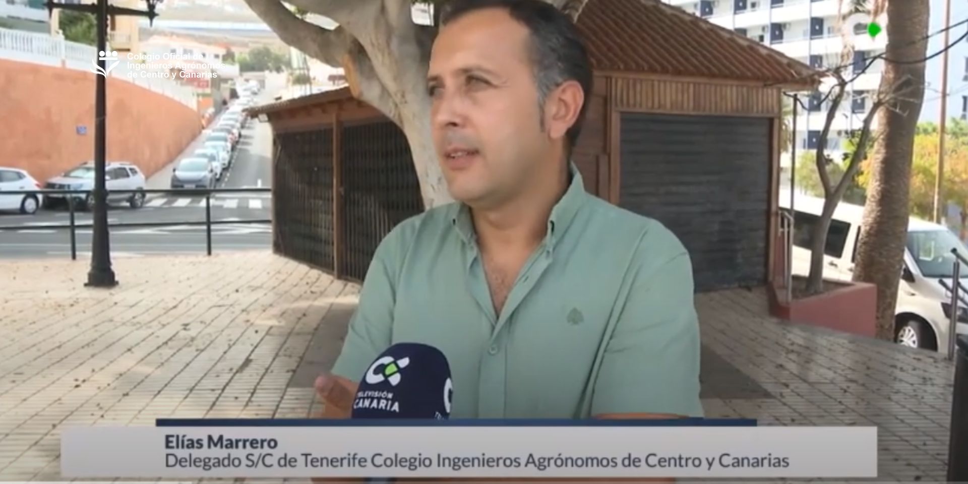 Elías Marrero, delegado del Colegio de Ingenieros Agrónomos de Centro y Canarias