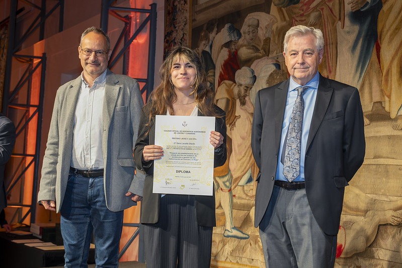 Sara Lacalle gana el Premio José Cascón del Colegio de Ingenieros Agrónomos de Centro y Canarias