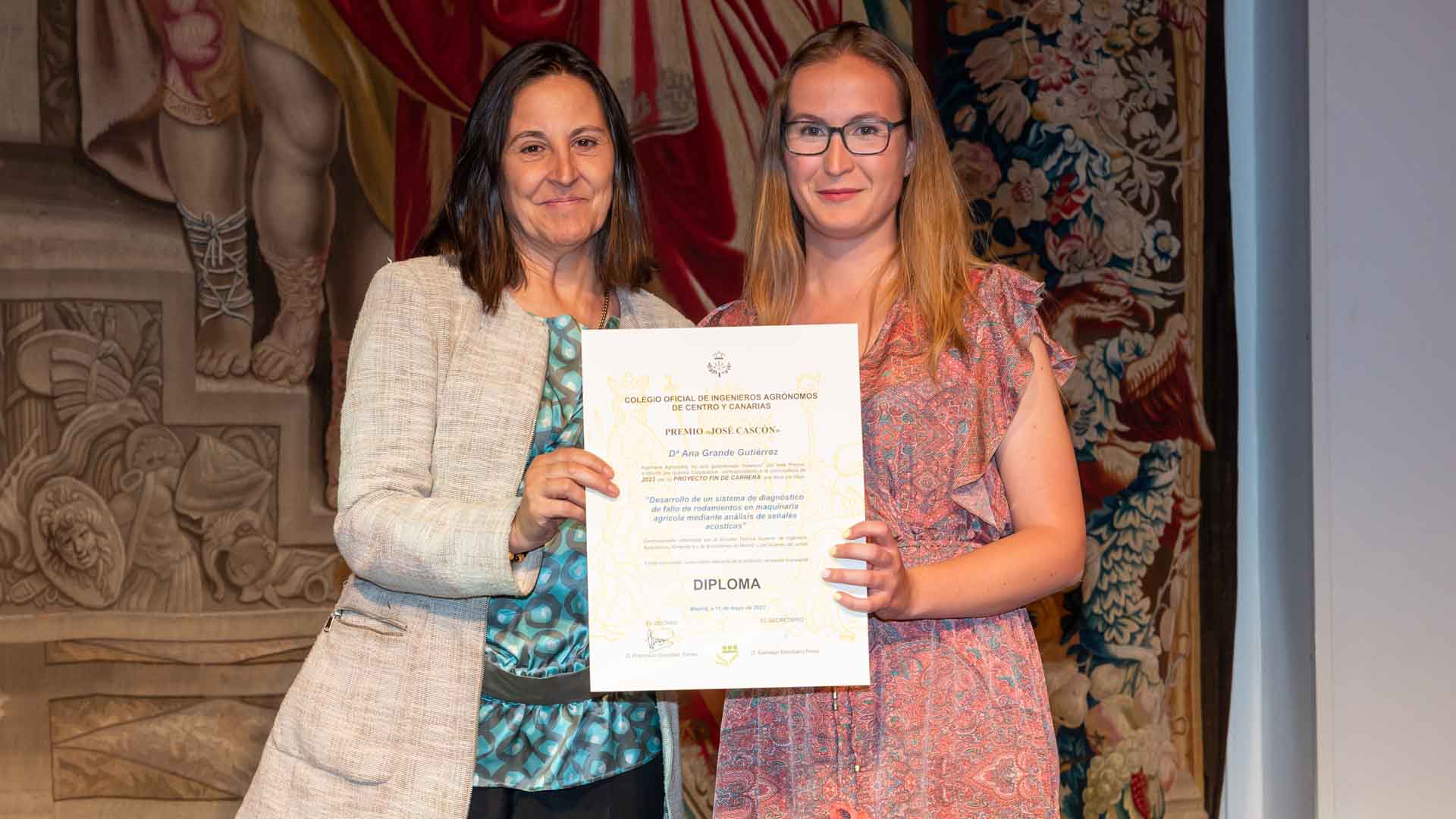 Ana Grande, Premio José Cascón del Colegio de Agrónomos