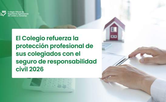 El Colegio refuerza la protección profesional de sus colegiados con el seguro de responsabilidad civil 2026