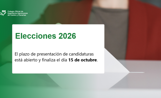 Colegio de Ingenieros Agrónomos. Convocatoria de elecciones 2026