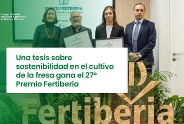 Una tesis sobre sostenibilidad en el cultivo de la fresa gana el 27º Premio Fertiberia