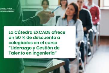 La Cátedra EXCADE ofrece un 50 % de descuento a colegiados en el curso “Liderazgo y Gestión de Talento en Ingeniería”