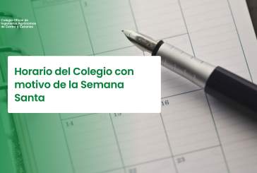 Horario del Colegio con motivo de la Semana Santa