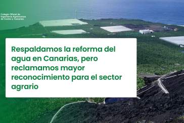 Los ingenieros agrónomos respaldan la reforma del agua, pero exigen mayor reconocimiento del sector agrícola