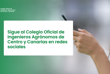 Sigue al Colegio de Agrónomos en redes sociales