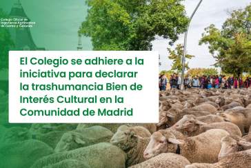El Colegio se adhiere a la iniciativa para declarar la trashumancia Bien de Interés Cultural en la Comunidad de Madrid