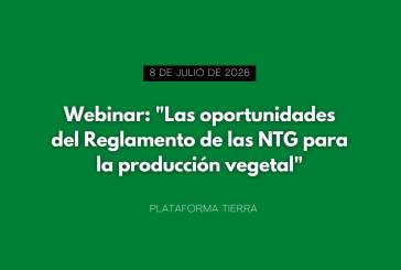 Webinar: "Las oportunidades del Reglamento de las NTG para la producción vegetal"