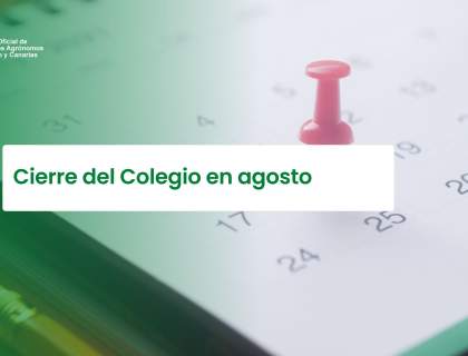 Cierre del Colegio en agosto por vacaciones