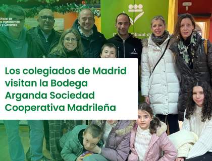 Los colegiados de Madrid visitan la Bodega Arganda Sociedad Cooperativa Madrileña 
