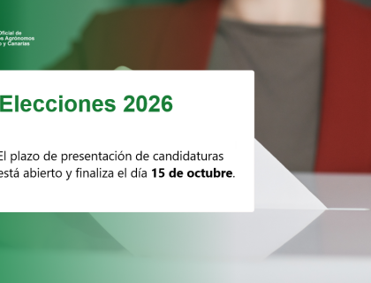 Colegio de Ingenieros Agrónomos. Convocatoria de elecciones 2026