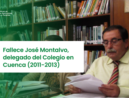 Fallece José Montalvo, delegado del Colegio en Cuenca (2011-2013)