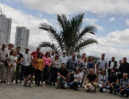 En Tenerife, los agrónomos visitan el Palmetum, el paraíso de las palmeras