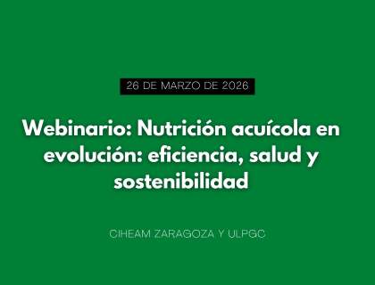 Webinario: Nutrición acuícola en evolución: eficiencia, salud y sostenibilidad