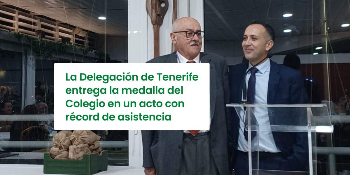La Delegación de Tenerife entrega la medalla del Colegio en un acto con récord de asistencia
