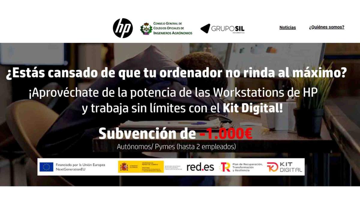 Kit digital: El Consejo General firma un acuerdo con HP y el Grupo SIL
