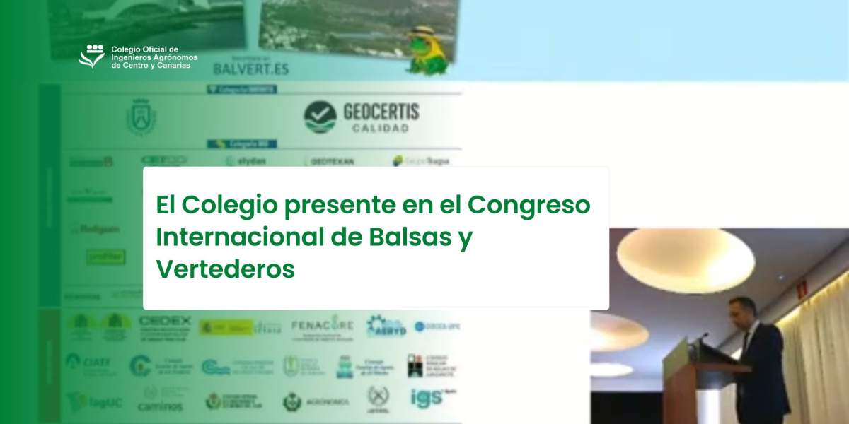 El Colegio presente en el Congreso Internacional de Balsas y Vertederos