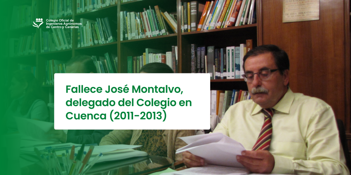 Fallece José Montalvo, delegado del Colegio en Cuenca (2011-2013)