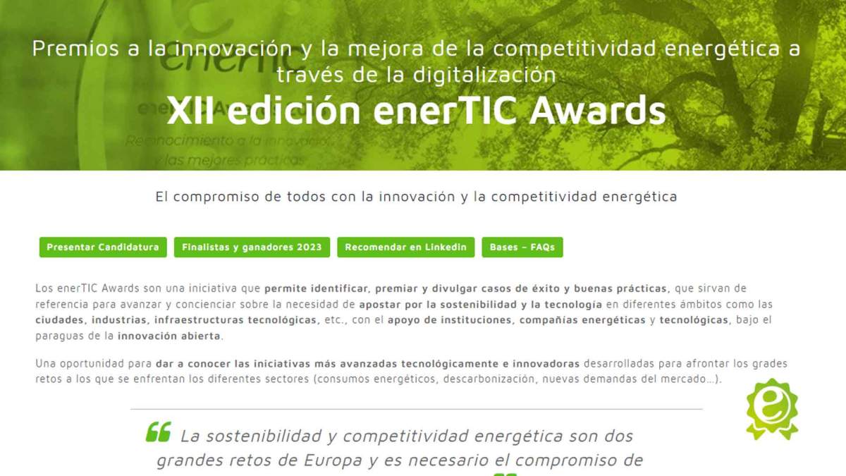 XII Edición de los enerTIC Awards