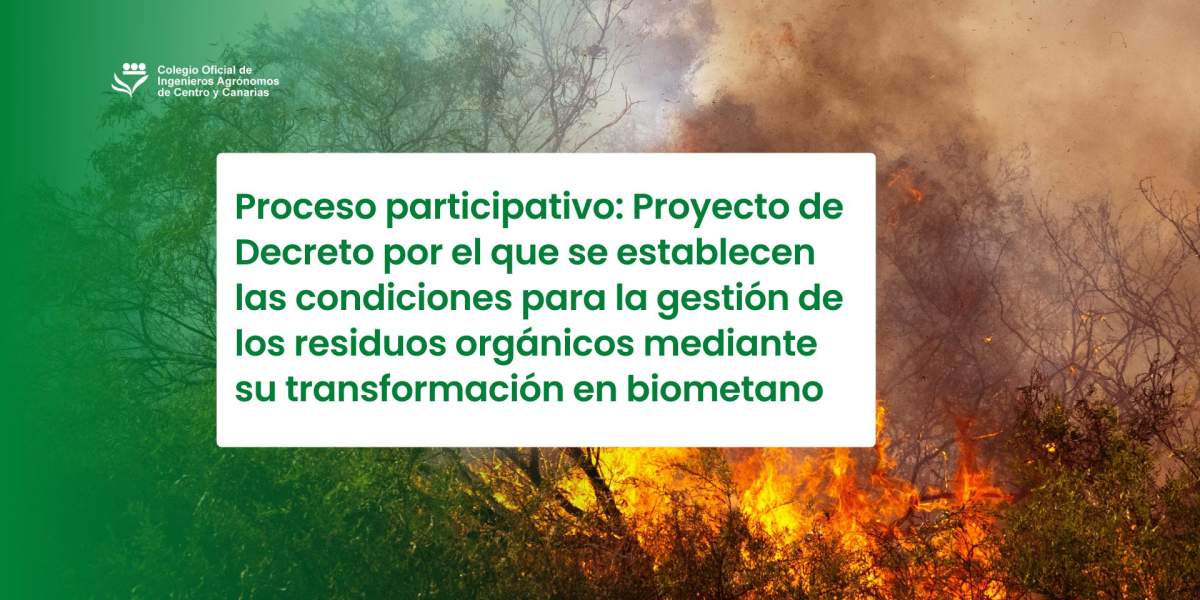 Proceso Participativo: Proyecto de Decreto por el que se establecen las condiciones para la gestión de los residuos orgánicos mediante su transformación en biometano