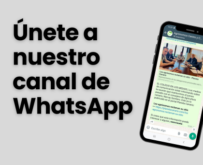 Canal de Whatsapp del Colegio de Ingenieros Agrónomos