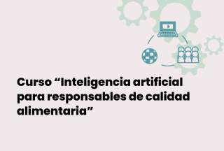 Descuento para colegiados en el curso "Inteligencia artificial para responsables de calidad alimentaria"